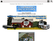 Tablet Screenshot of frenchtowntrailer.com